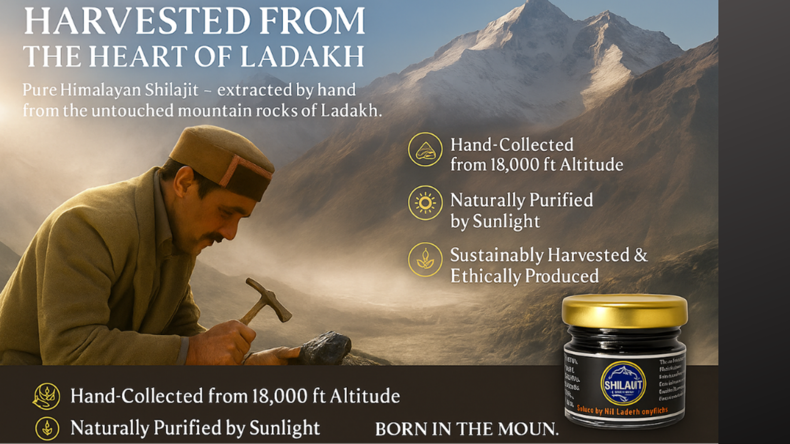 Pure Himalayan Shilajit Resin | Ladakh | 20gm | NH Ladakh Dry Fruits - Image 6