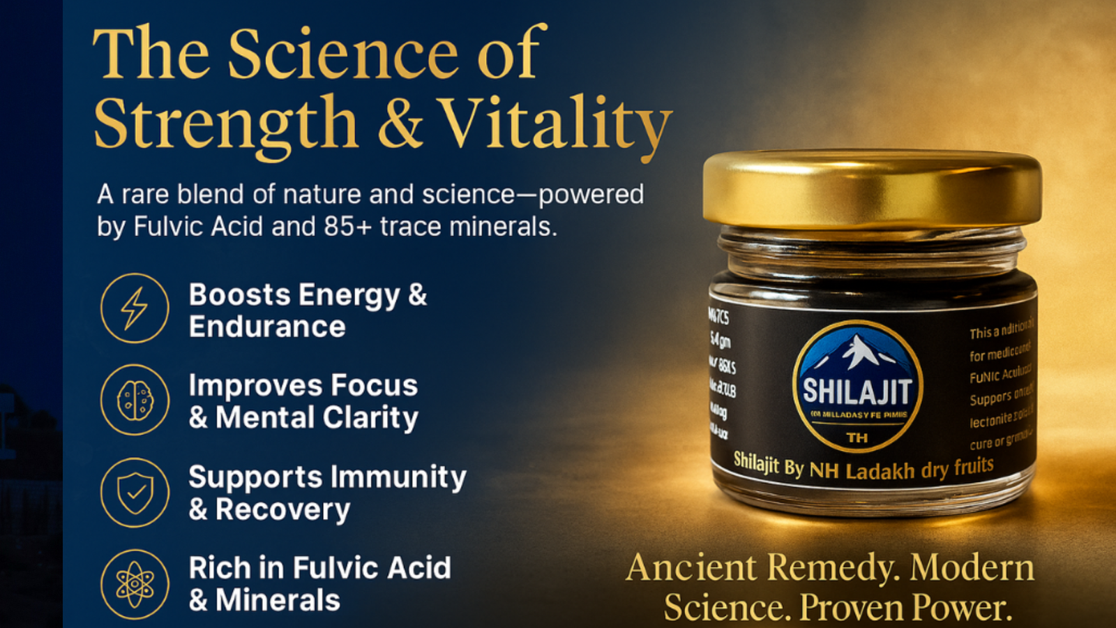 Pure Himalayan Shilajit Resin | Ladakh | 20gm | NH Ladakh Dry Fruits - Image 3